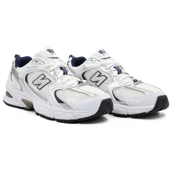 New Balance 530 White Silver Navy