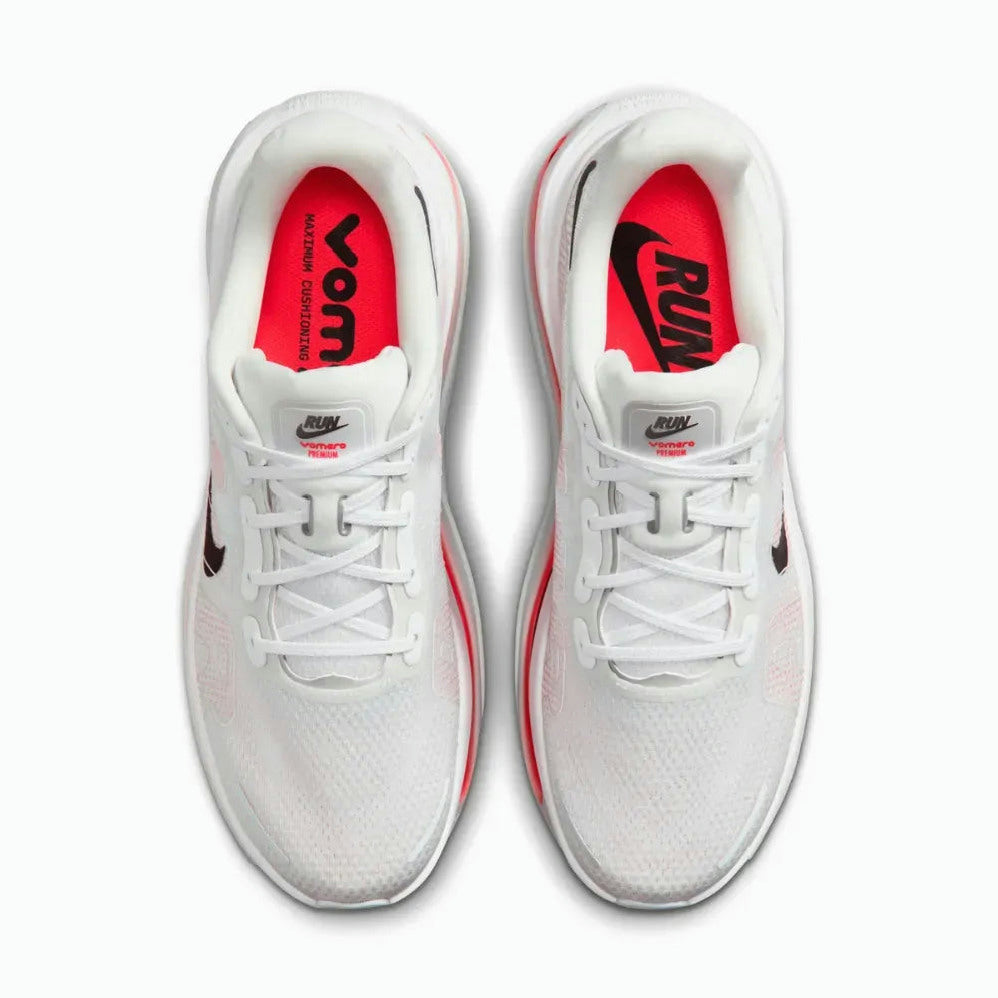 Vomero Premium White Bright Crimson
