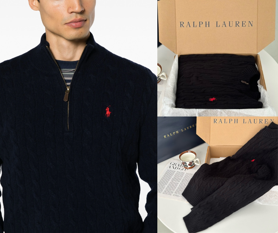 BUY 1 GET 3 - 3 Ralph Lauren sweaters + a free gift from the store