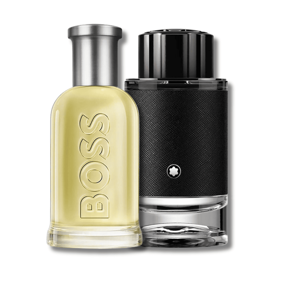 Luxury Men’s Duo – H. Boss Bottled & MB Explorer - 200ml (Exclusive Fragrance Set)