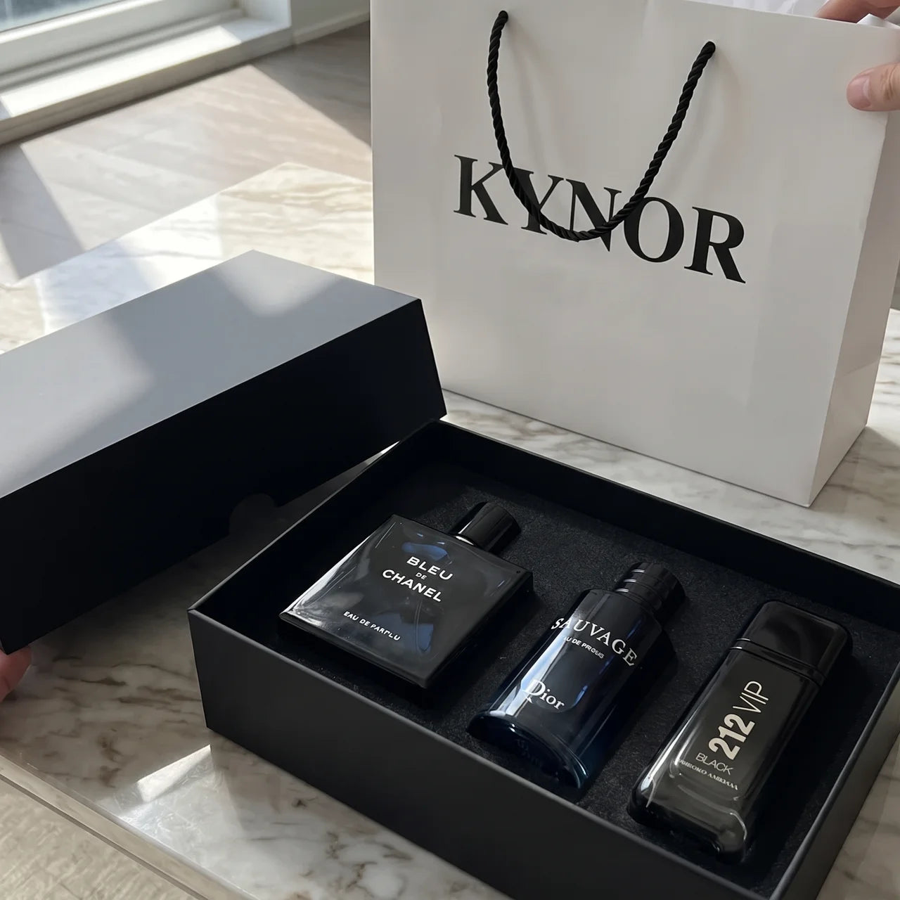 BUY 1 GET 3 - BLEU CHANEL / DIOR SAUVAGE / 212 VIP BLACK - 300ml