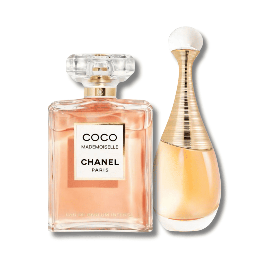Luxury Women’s Duo – Ch. Coco Mademoiselle & DR J’adore - 200ml (Iconic Fragrance Set)