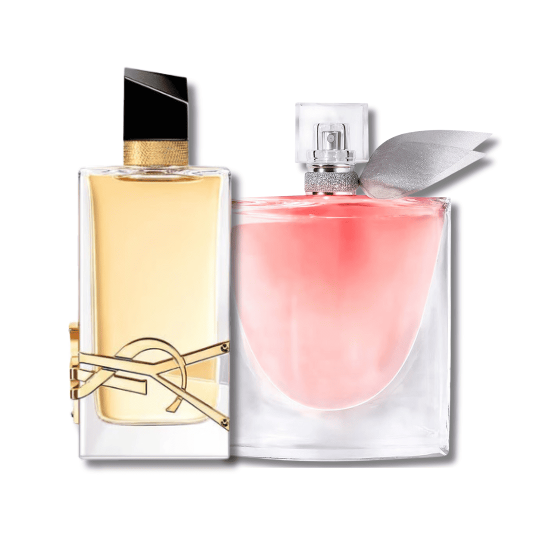Luxury Women’s Duo – LNC La Vie Est Belle 100ml & YSL Libre - 200ml (Iconic Fragrance Set)