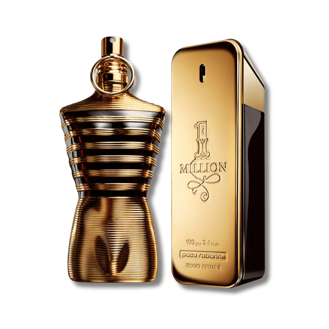 Luxury Men’s Duo – P. Rabanne 1 Million & J.P Gaultier Le Male Elixir - 200ml (Exclusive Fragrance Set)
